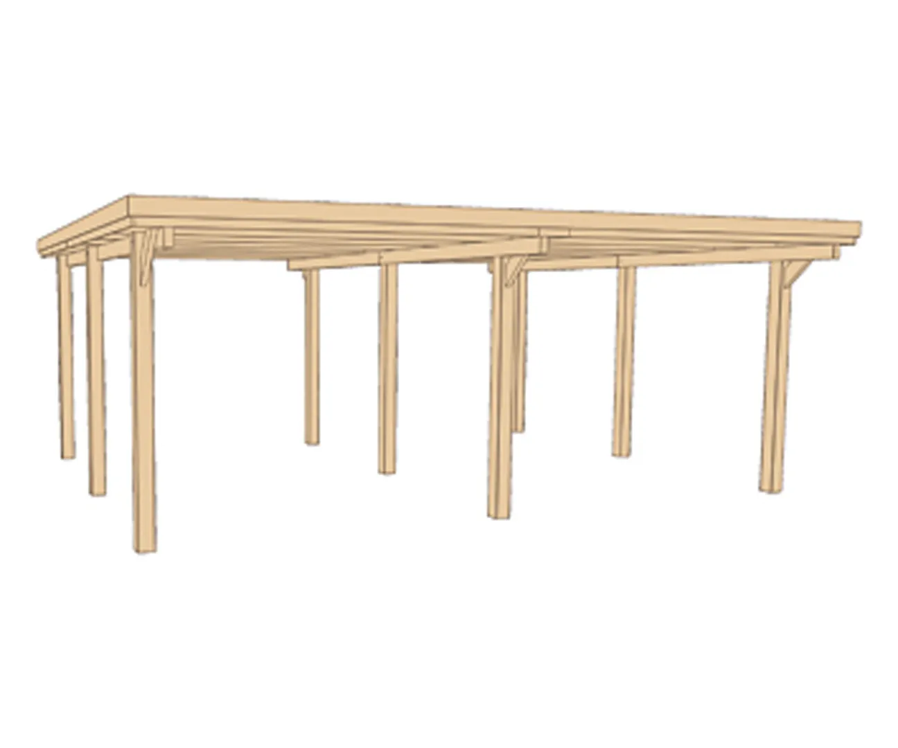 Doppelcarport 618 Gr. 1