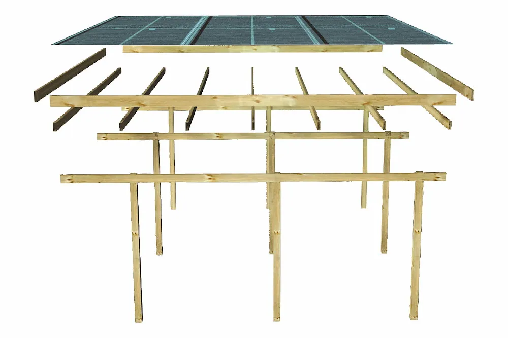 Carport doppel Eco 1 B