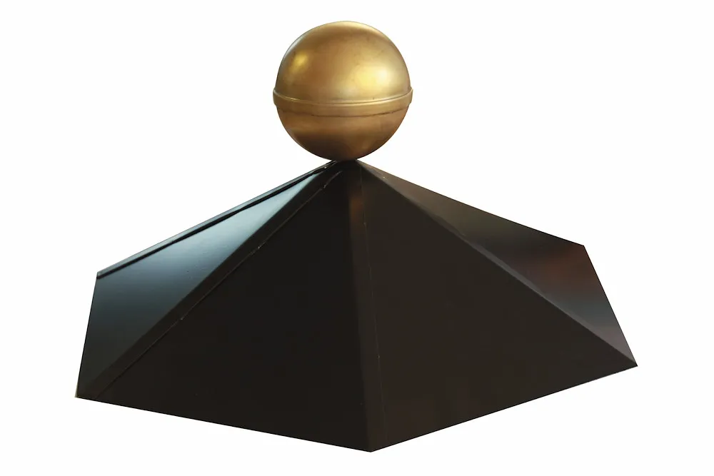 Pavillon Haube 6-Eck schwarz