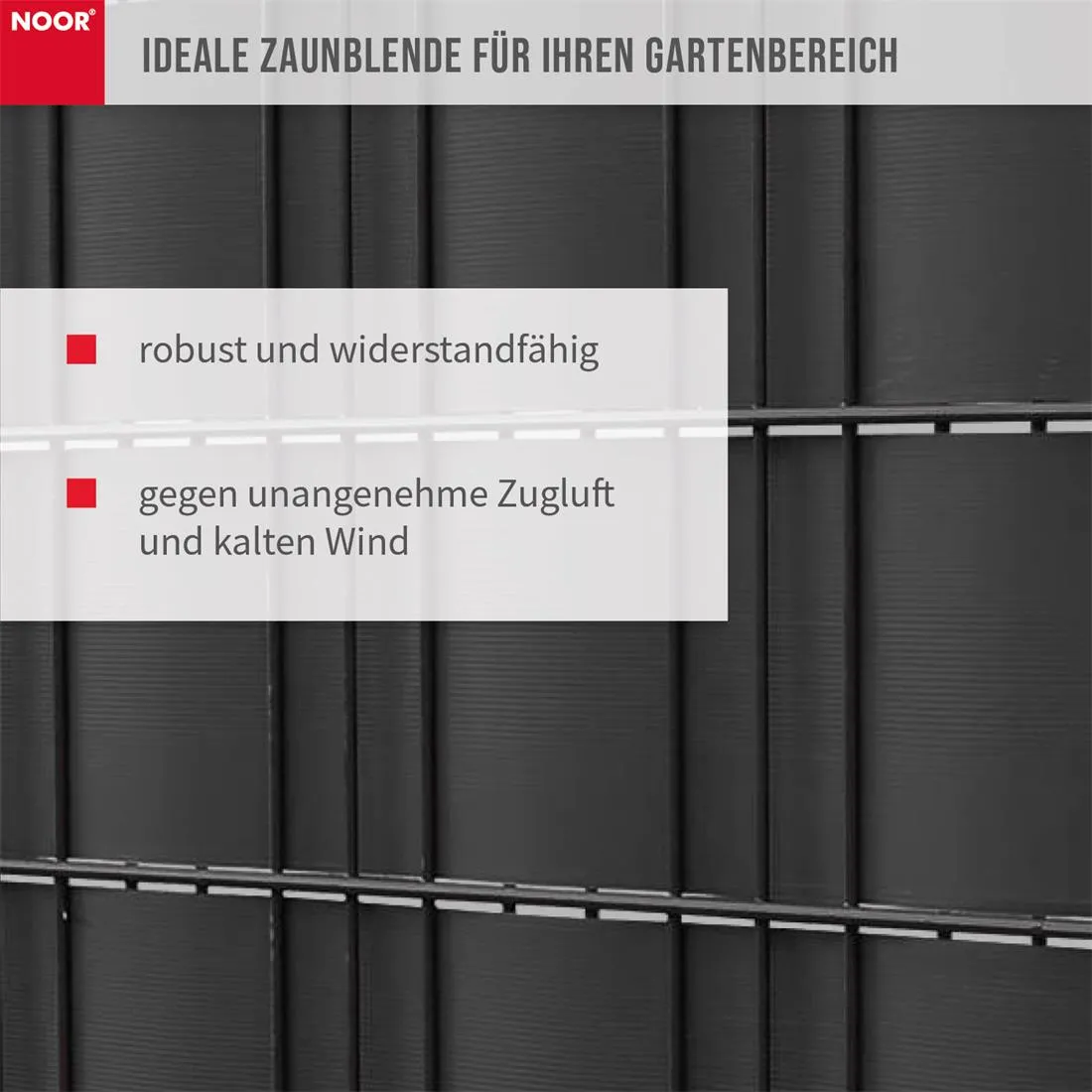 Zaunblende PVC blickdicht