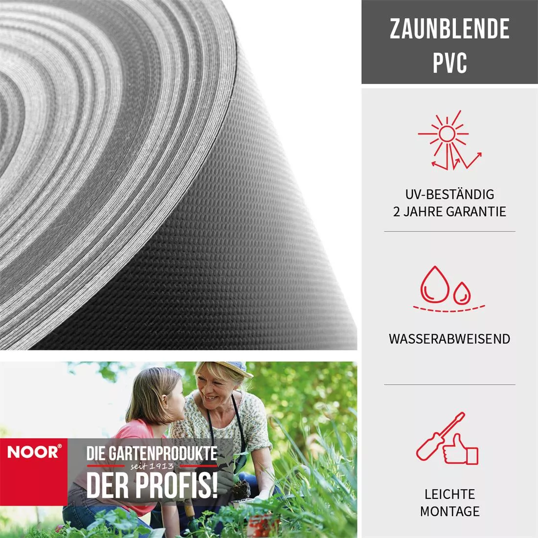 Zaunblende PVC blickdicht