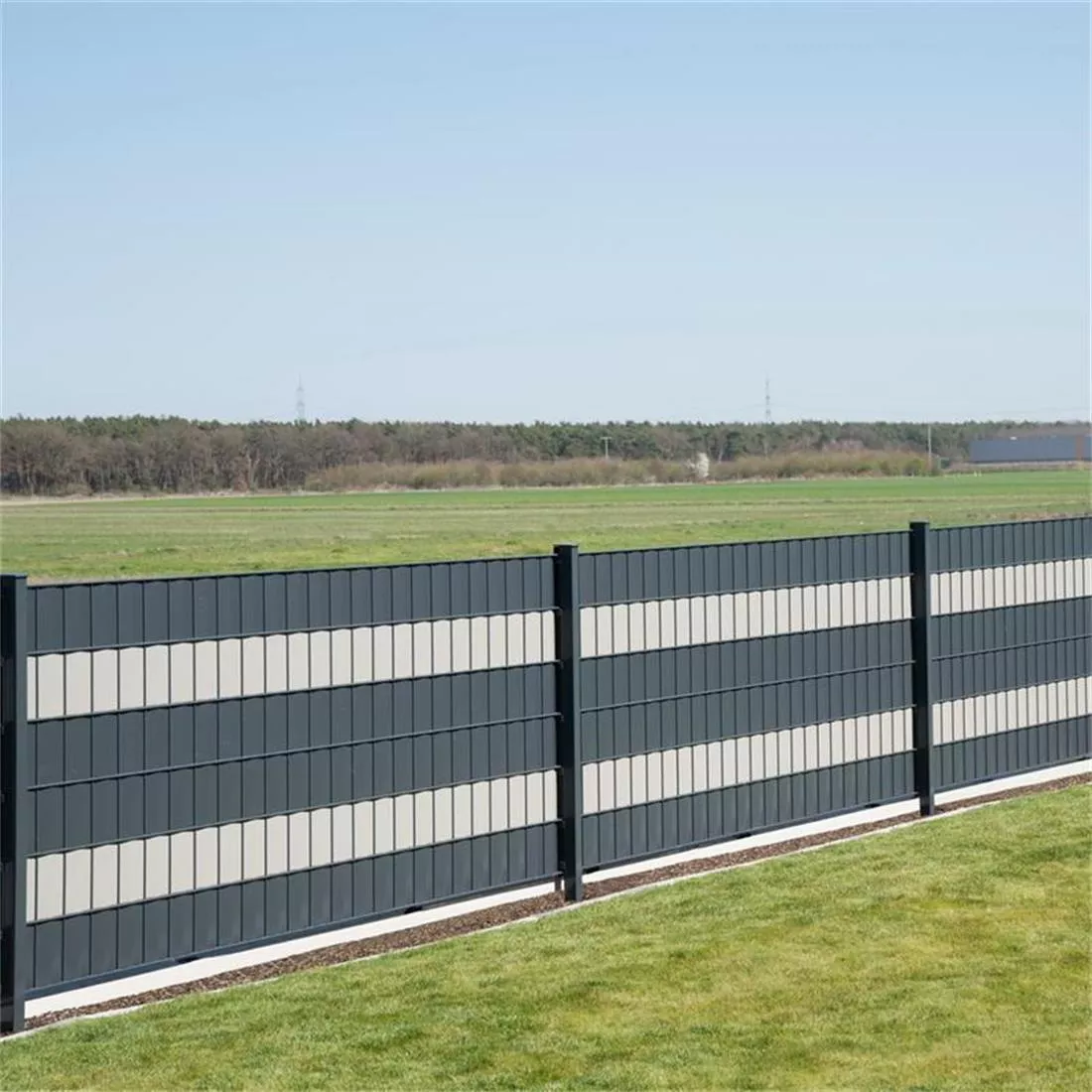 Zaunblende PVC blickdicht