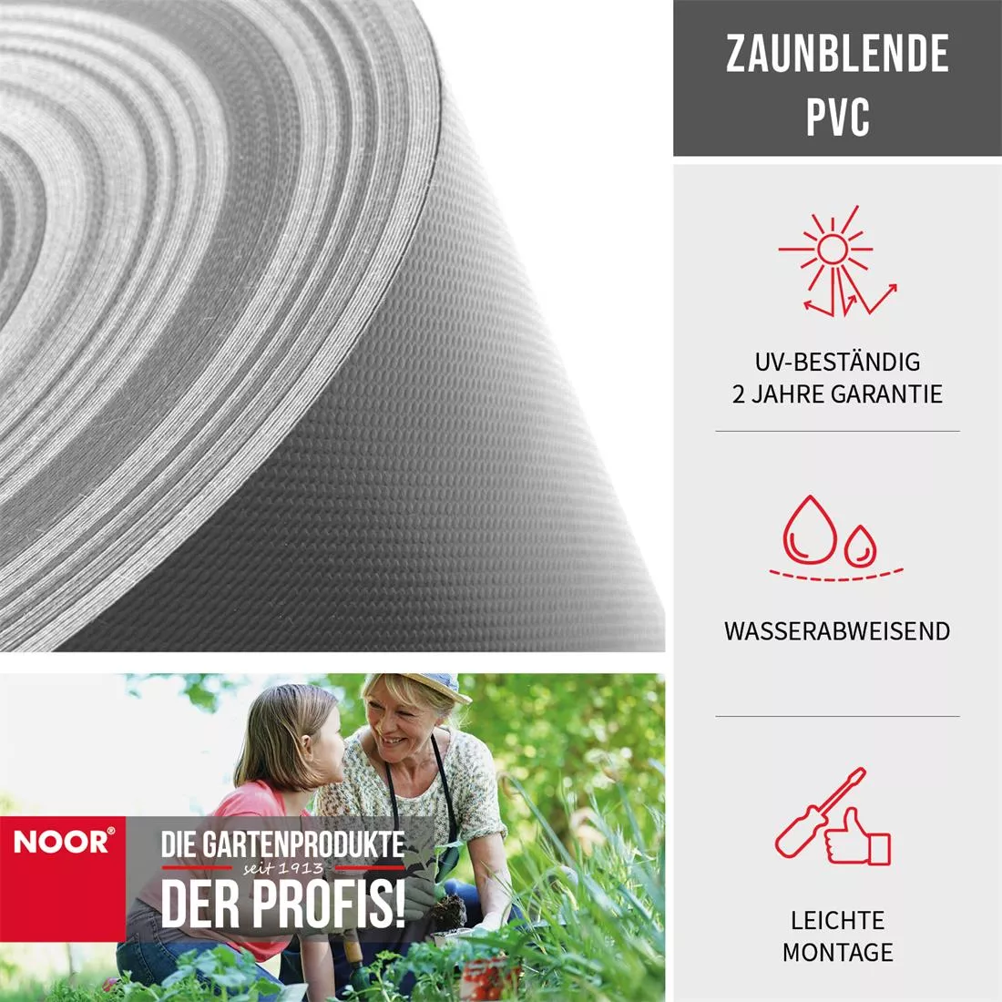 Zaunblende PVC blickdicht