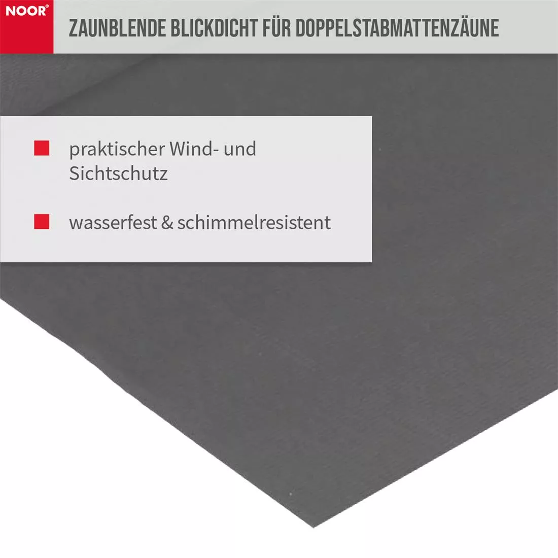 Zaunblende PVC blickdicht