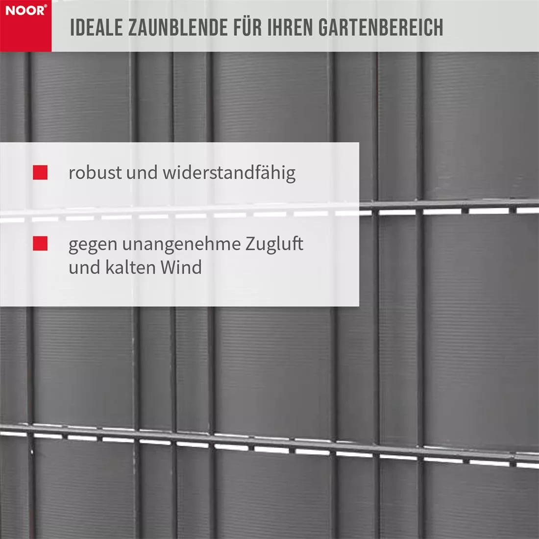 Zaunblende PVC blickdicht