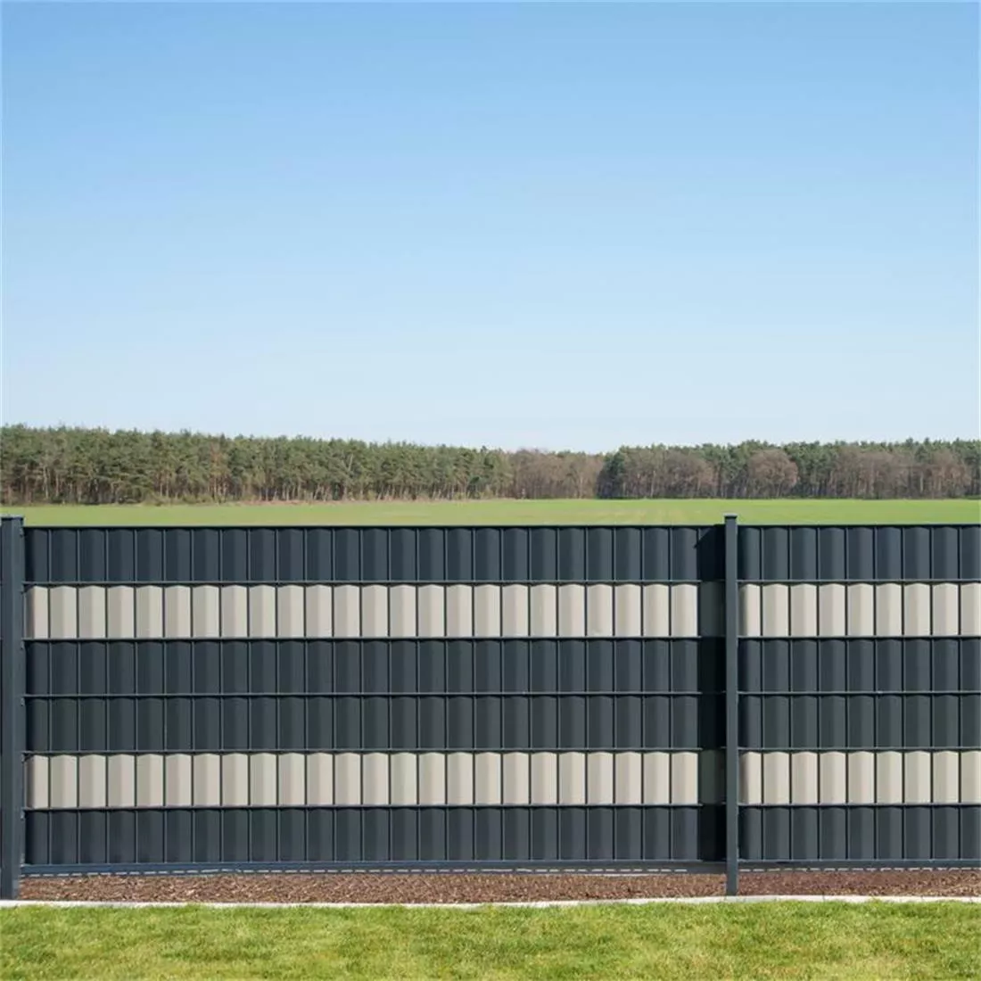 Zaunblende PVC blickdicht