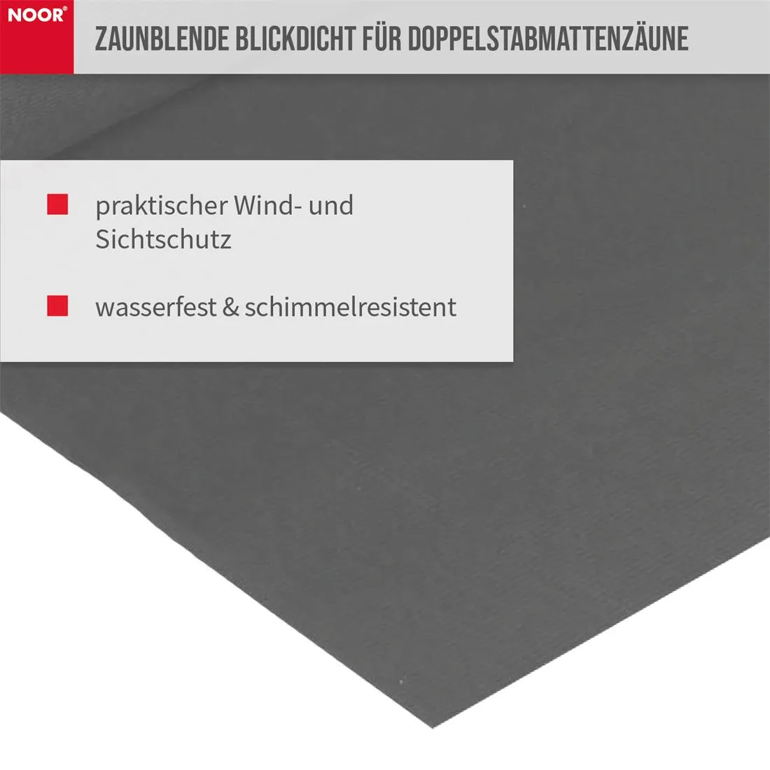 Zaunblende PVC blickdicht