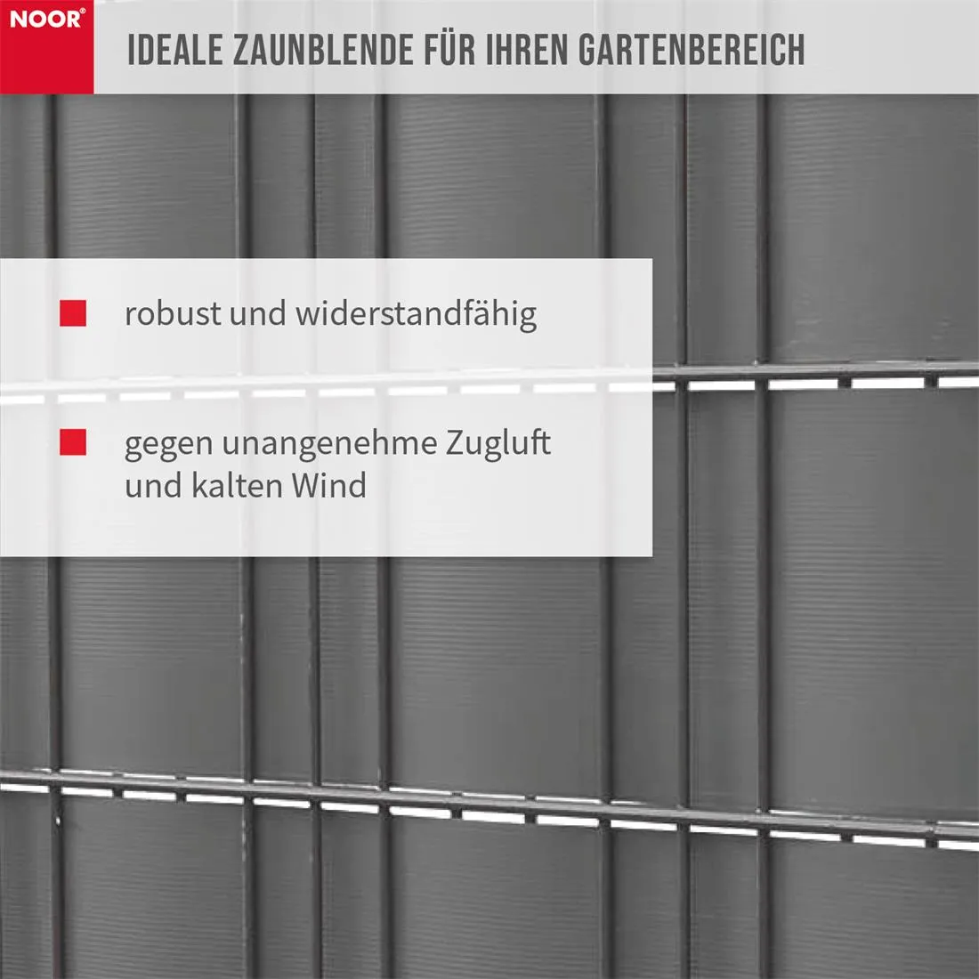 Zaunblende PVC blickdicht