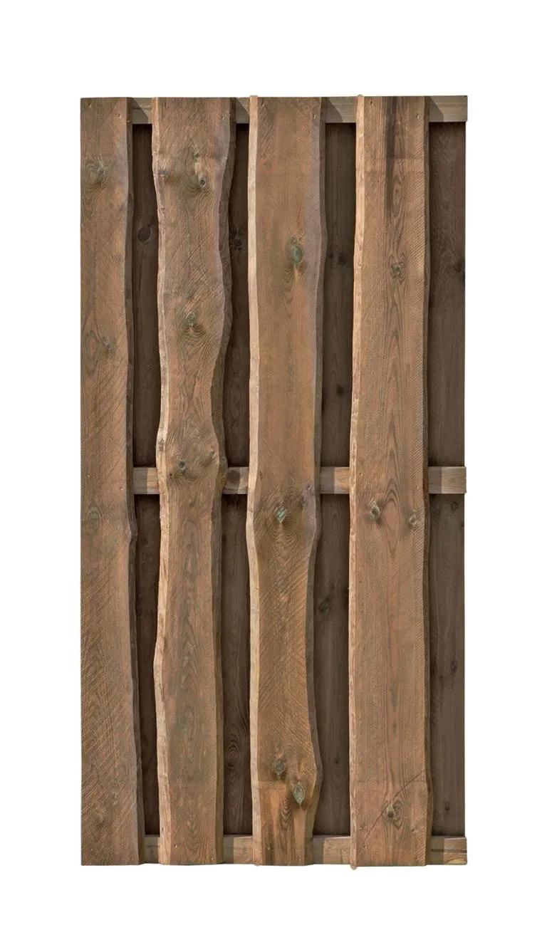 Bohlen-Zaun Natura braun