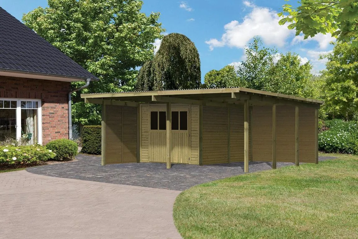 Carport doppelt Eco 2 B