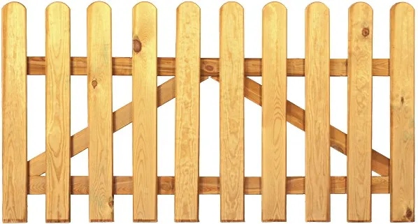 HEIKO-Gartenzaun Tor gerade