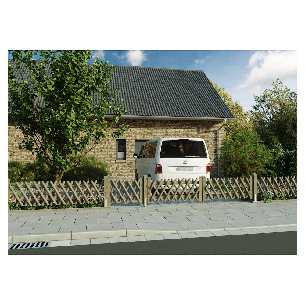 J&auml;gerzaun braun Tor