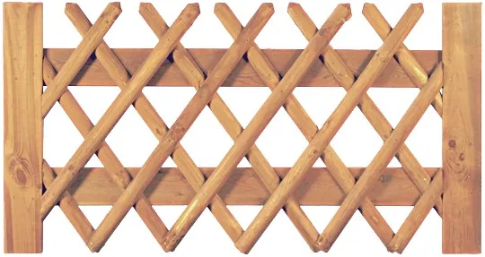 J&auml;gerzaun braun Doppeltor