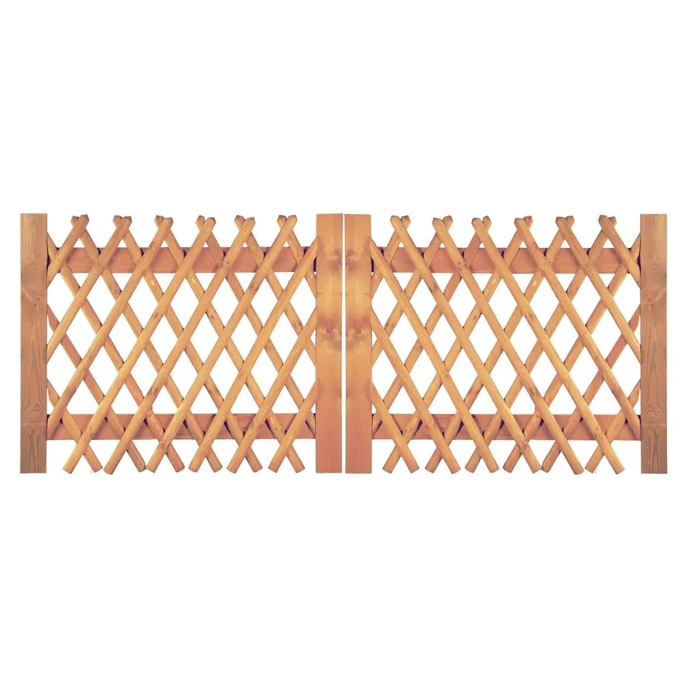 J&auml;gerzaun braun Doppeltor