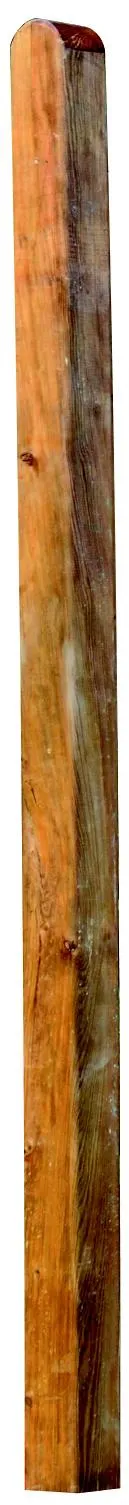 Pfosten BRAUN Kopf gerundet