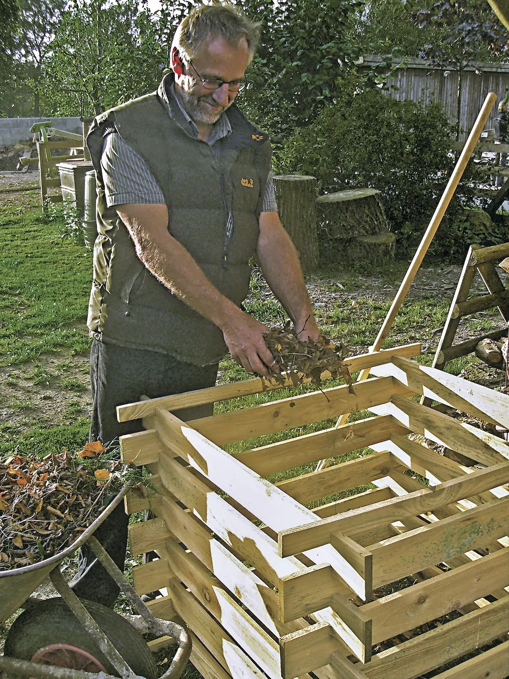 BODO Holzkomposter gr&uuml;n