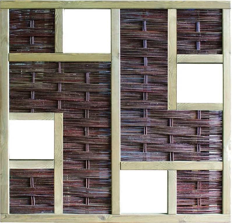 LABO-Weidengeflechtzaun 3D