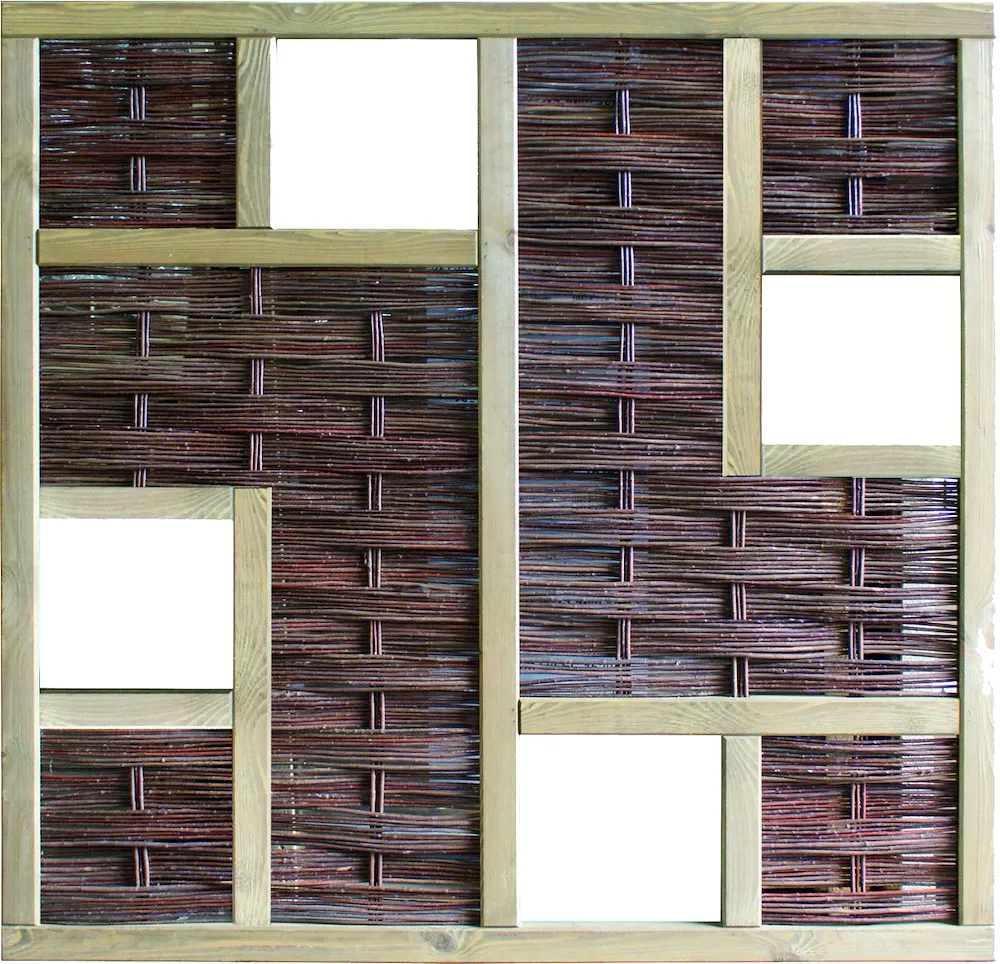 LABO-Weidengeflechtzaun 3D