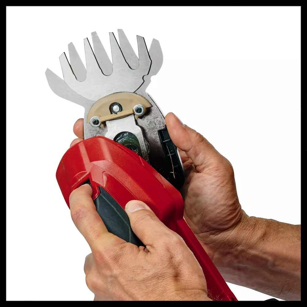 Akku-Gras- und Strauchschere