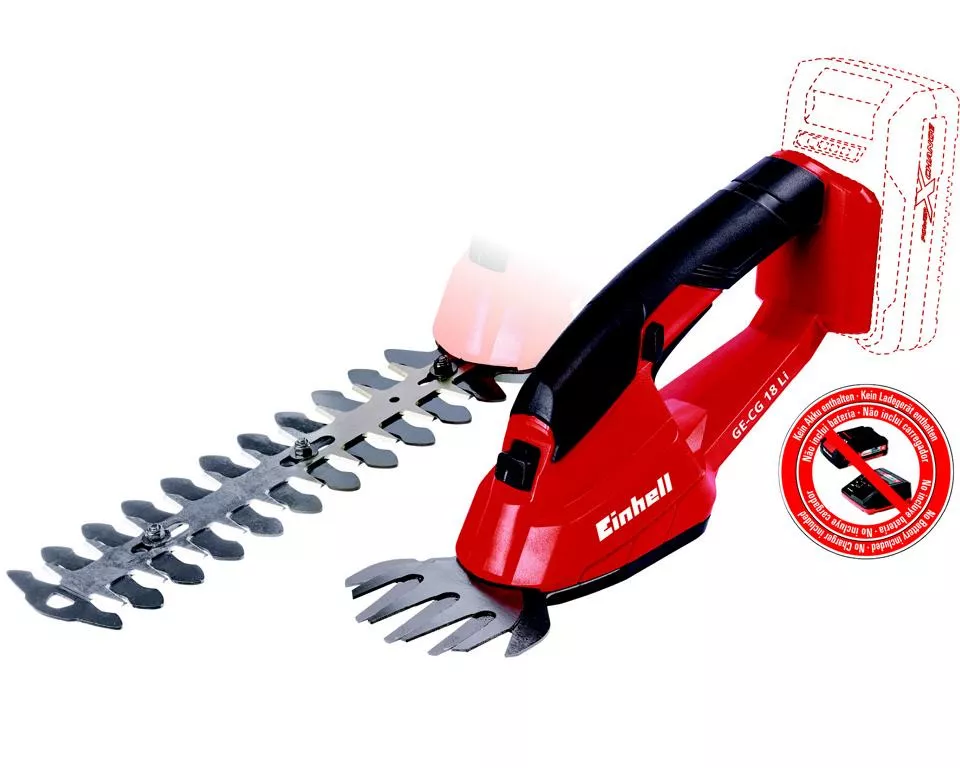 Akku-Gras- und Strauchschere