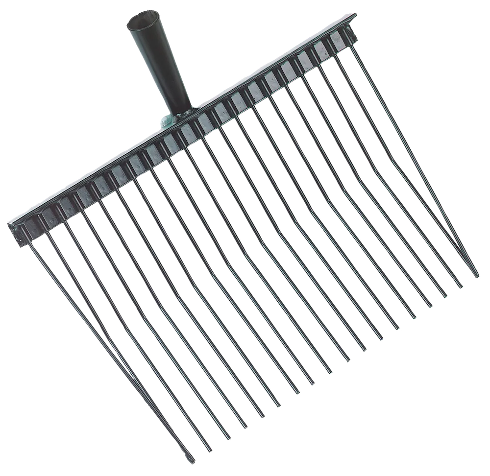 Pferdedunggabel Metall,