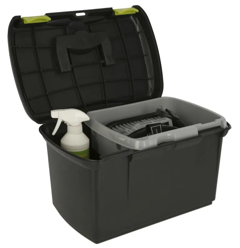 Putzbox schwarz / pistazie