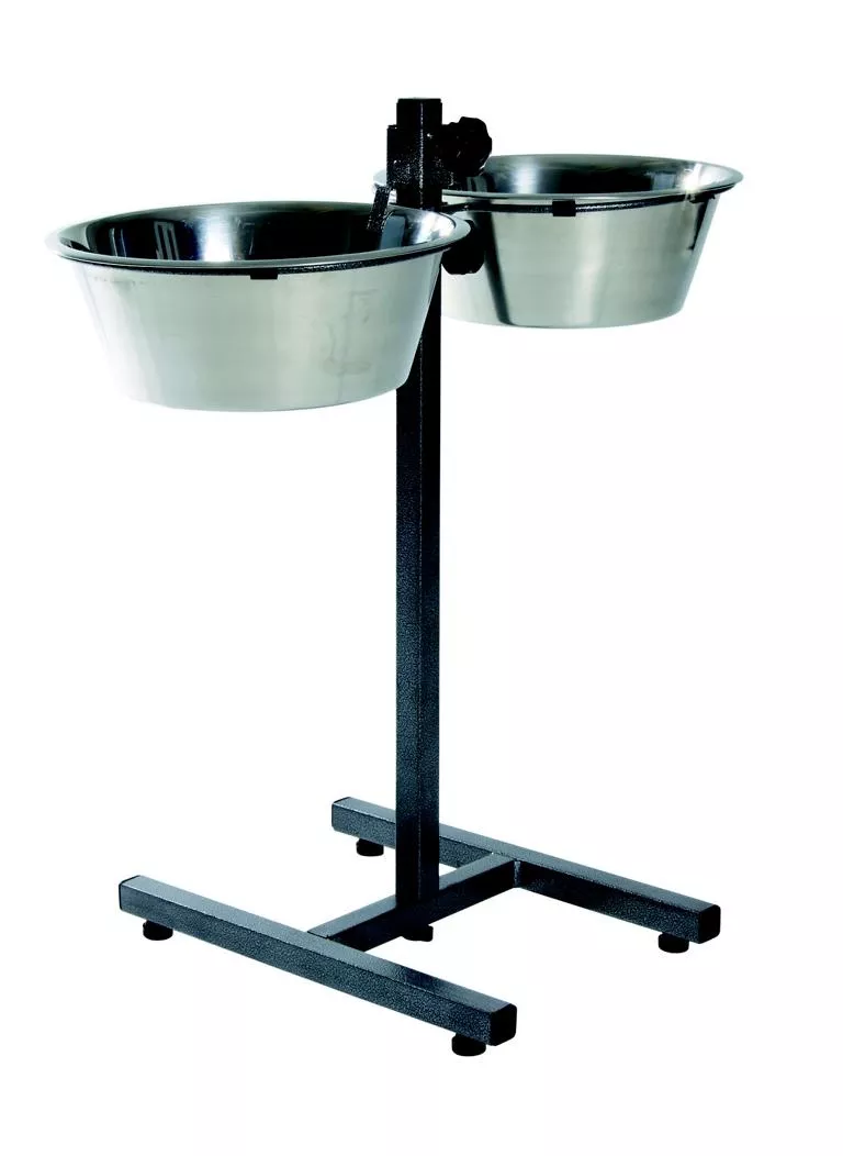 Hundebar mit 2 Edelstahln&auml;pfen