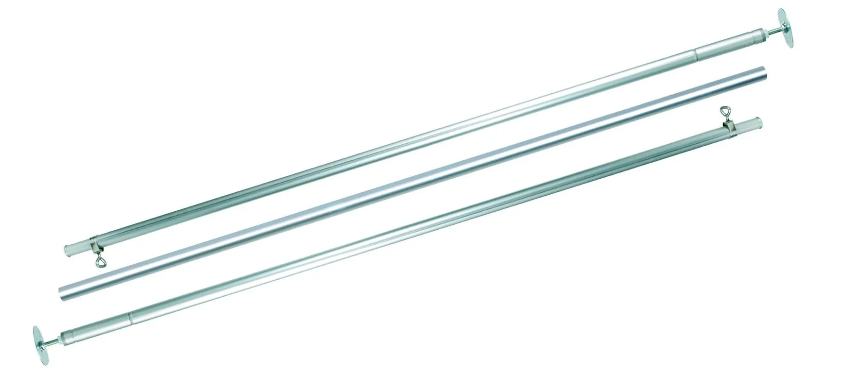 Netz-Spannstangen-Set, Alu