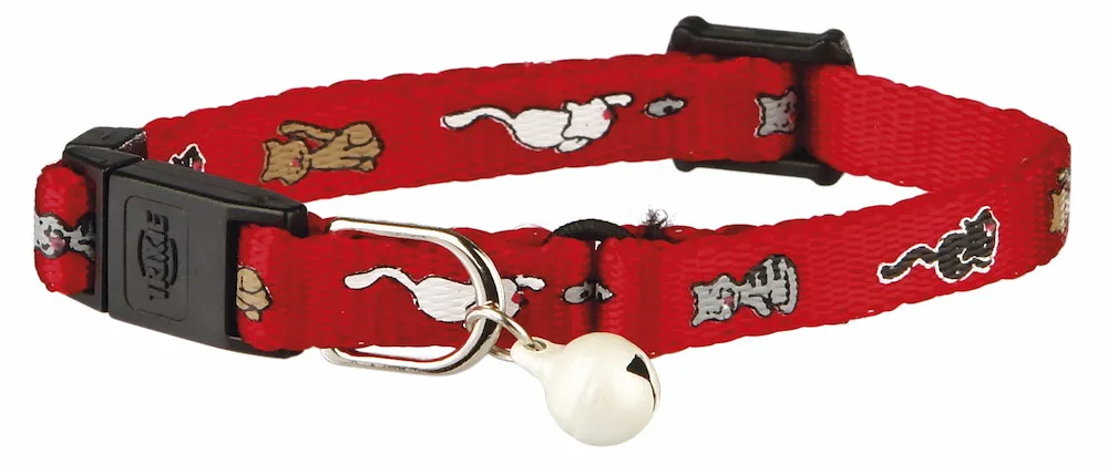 K&auml;tzchen-Halsband, mit Motiv,