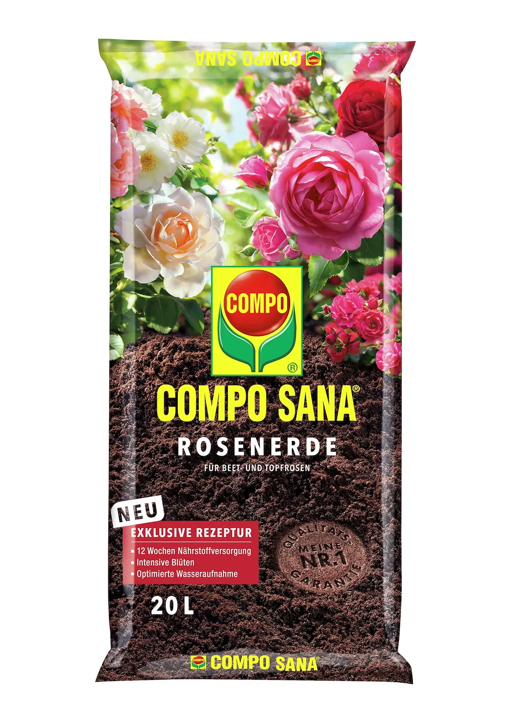 COMPO SANA Rosenerde - Bodenverbesserung, Dngemittel - Eichhorn AG