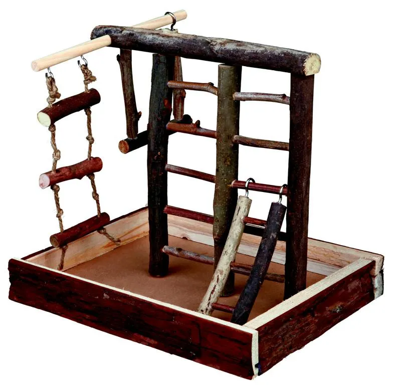 Vogelspielplatz, Naturholz,