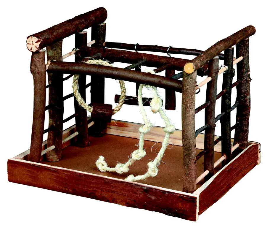 Vogelspielplatz, Naturholz,