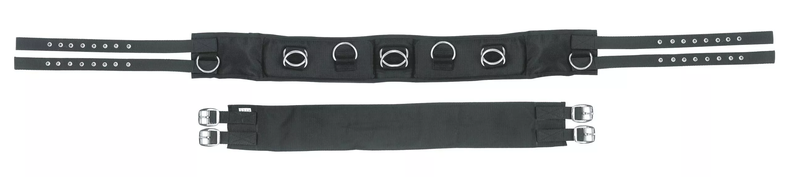 Longiergurt, breit, 9 Ringe