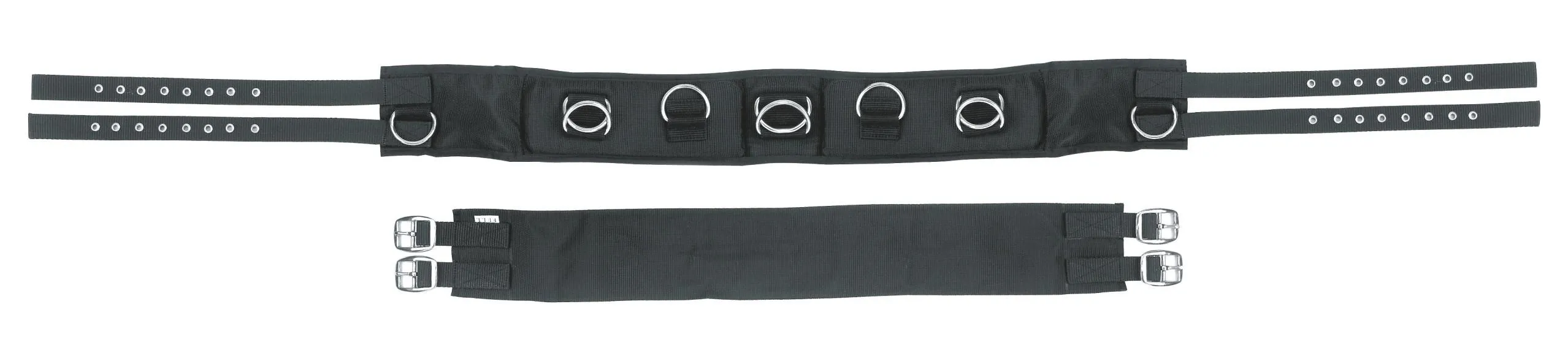 Longiergurt, breit, 9 Ringe