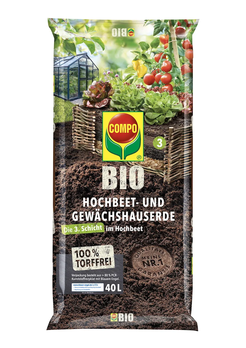 COMPO BIO Hochbeet- und - Bodenverbesserung, Dngemittel - Eichhorn AG