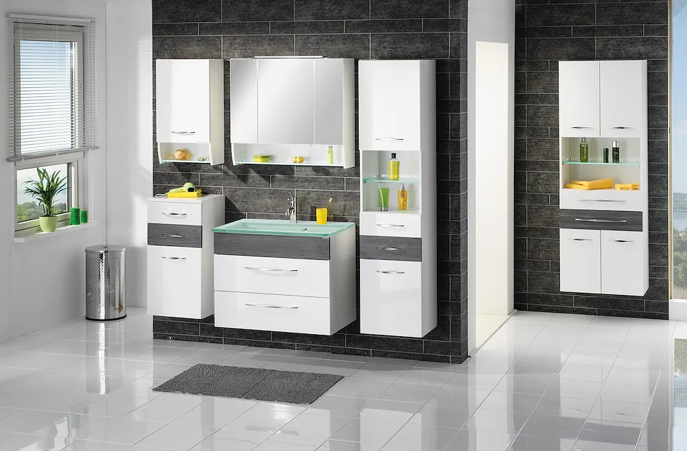 Glaswaschtisch, mintgr&uuml;n