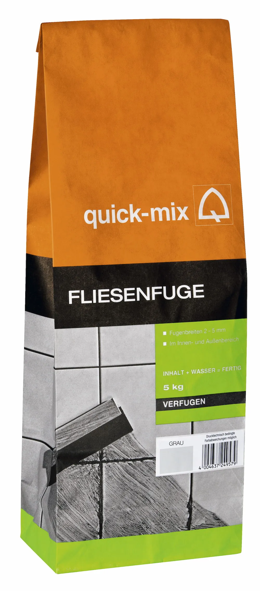 Fliesenfuge grau 5 kg