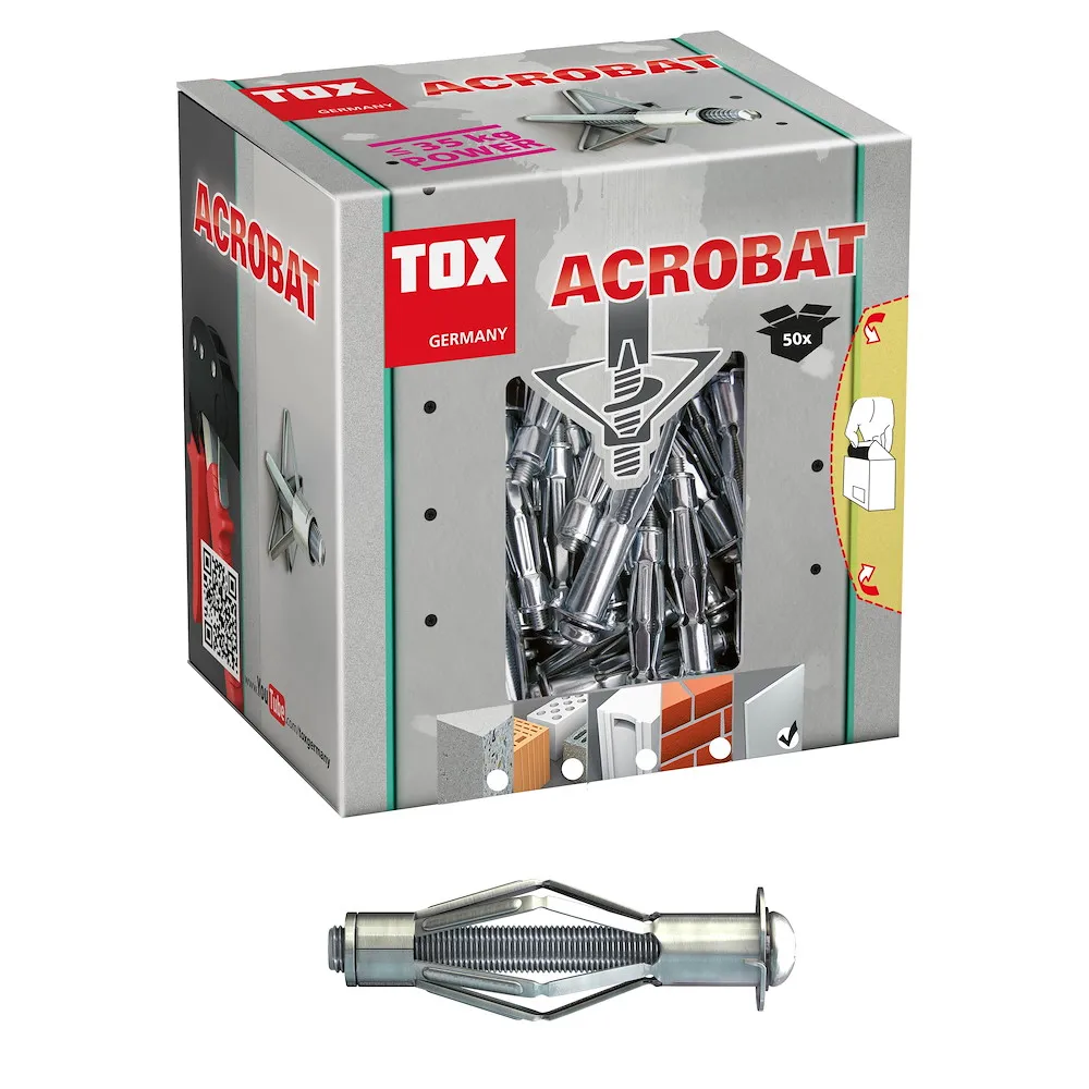 Metall-Hohlraumd&uuml;bel Acrobat