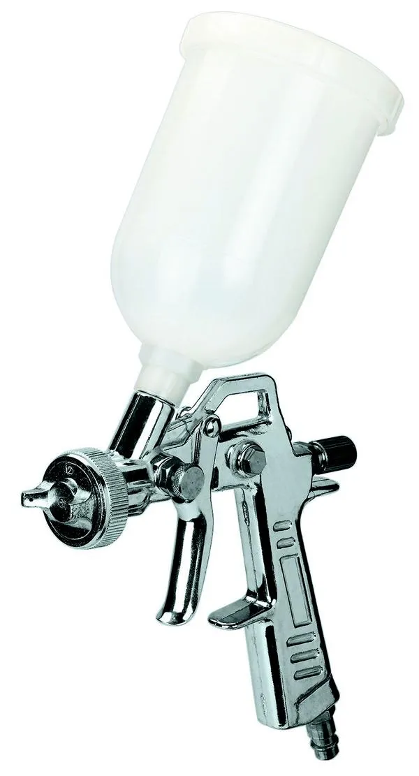 Farbspritzpistole, Flie&szlig;becher