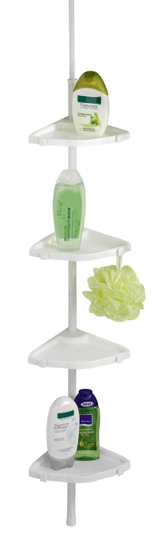 Teleskop-Duschecke easy, wei&szlig;