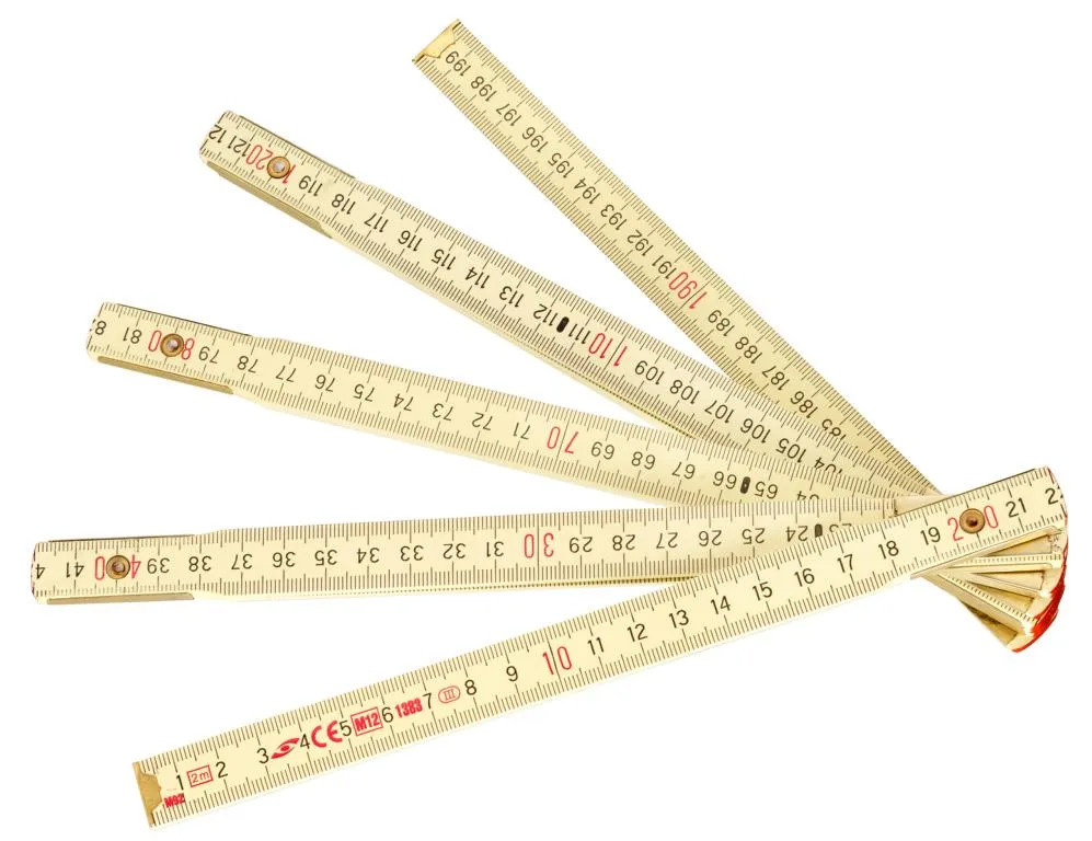 Holz-Gliederma&szlig;stab 2m