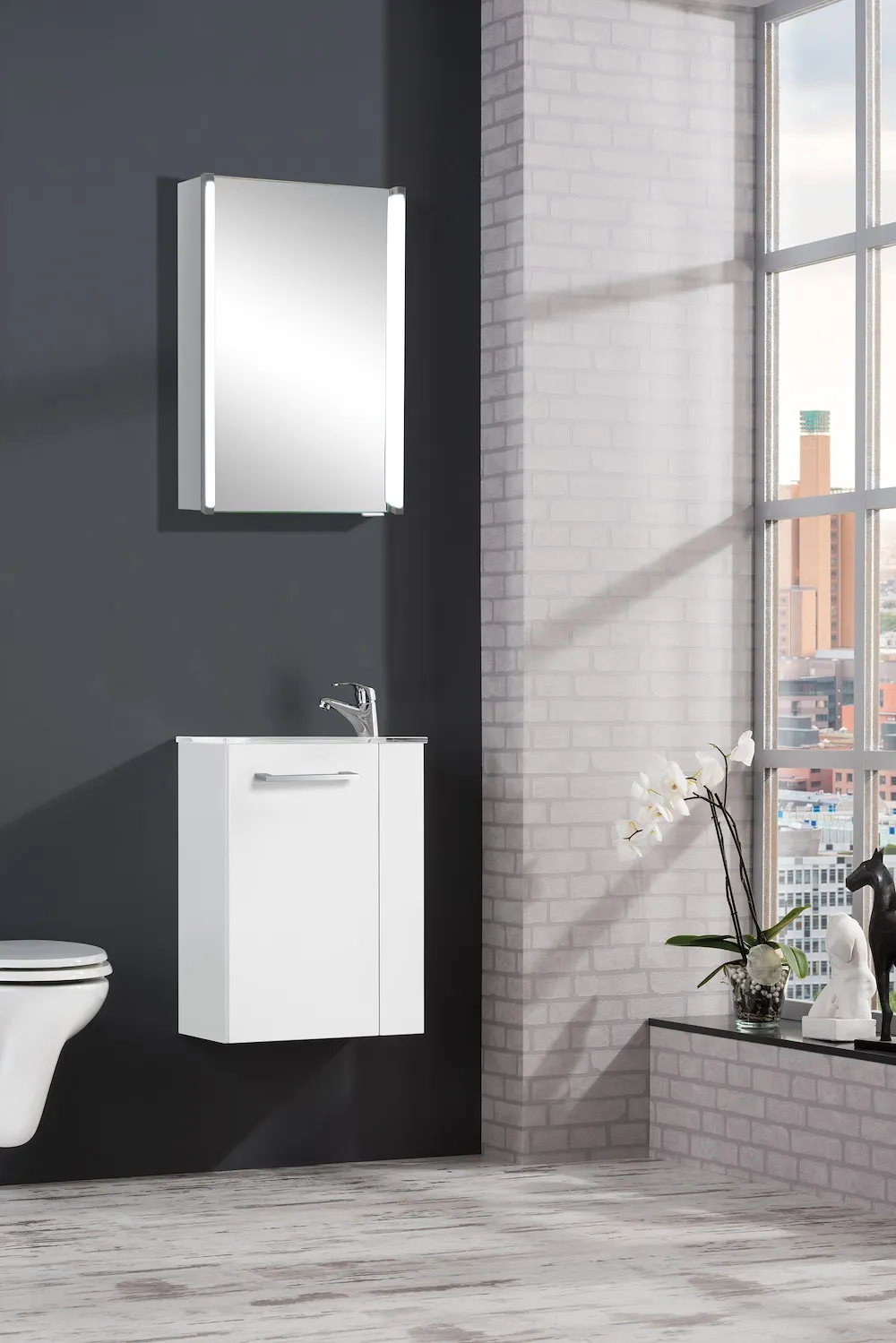 Spiegelschrank LED-LINE 1 T&uuml;r