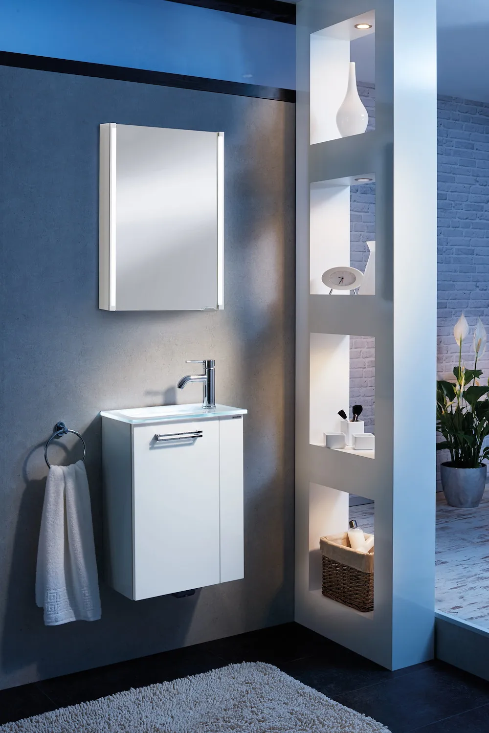 Spiegelschrank LED-LINE 1 T&uuml;r