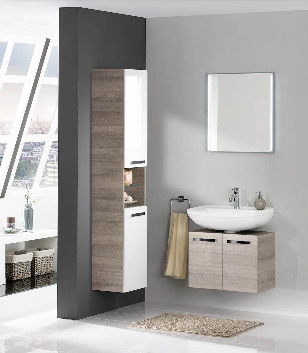 Spiegelelement LED-LINE Wei&szlig;