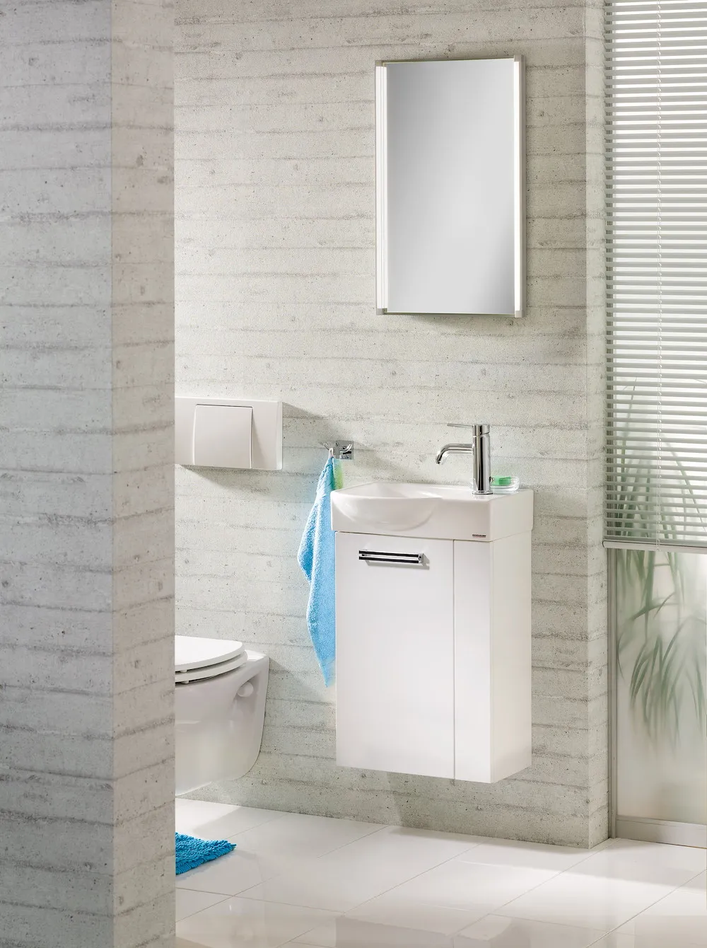 Spiegelelement LED-LINE Wei&szlig;