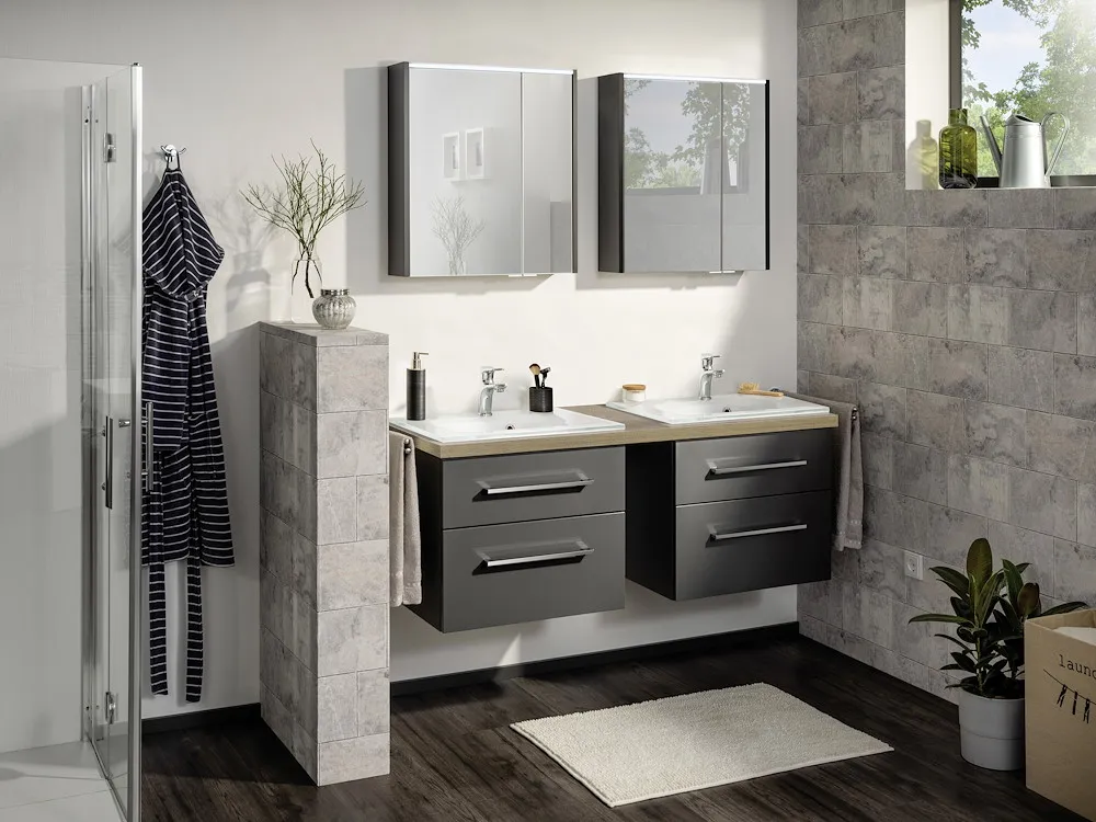 YEGA Glaswaschbecken Weiss