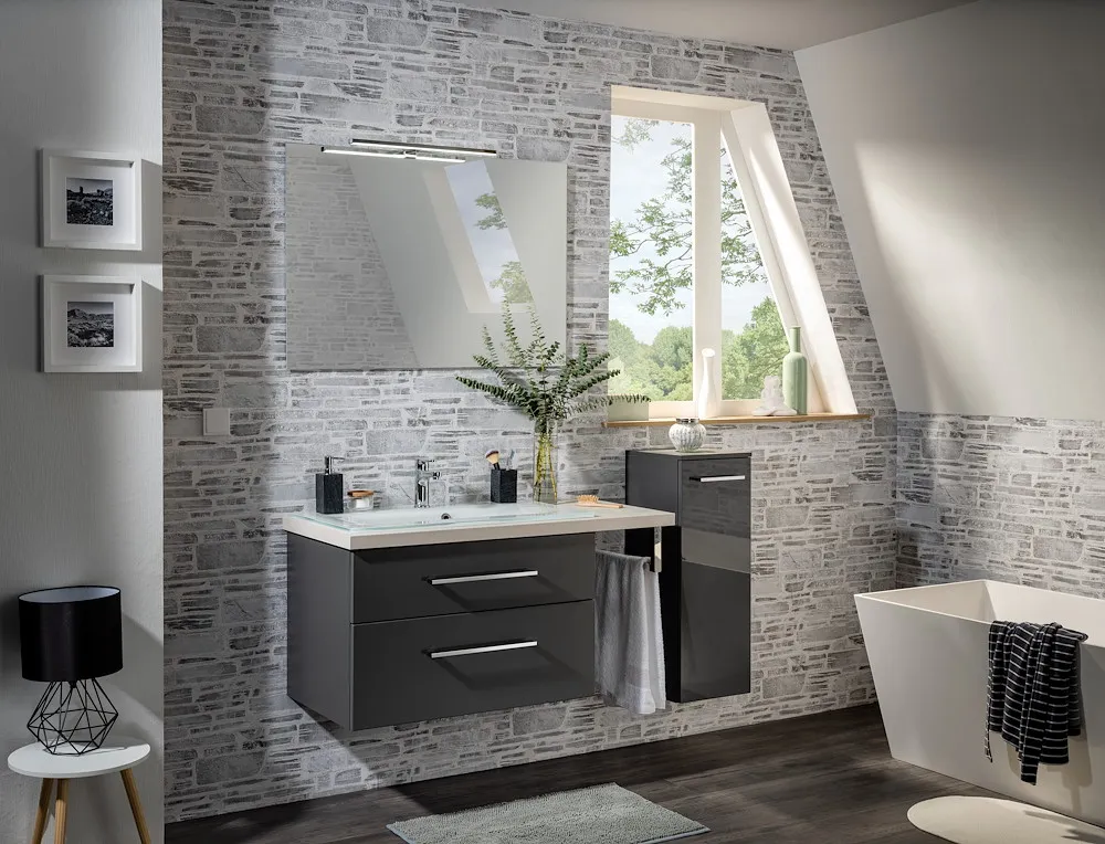 YEGA Glaswaschbecken Weiss