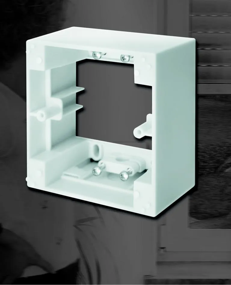 Aufputzrahmen wei&szlig;