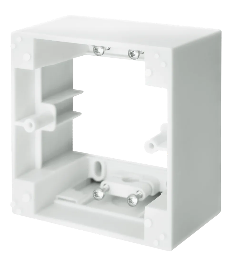 Aufputzrahmen wei&szlig;