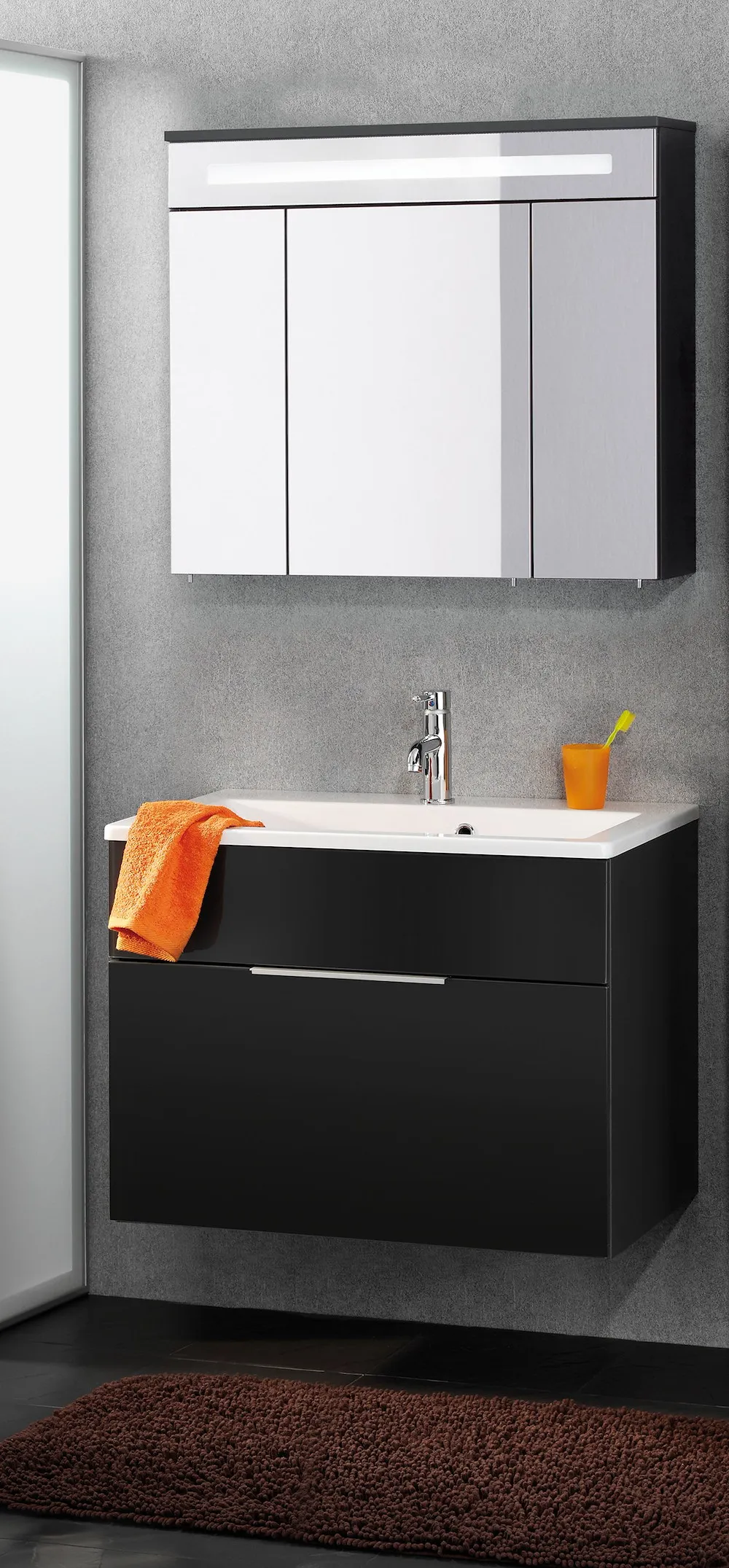 KARA Anthrazit Spiegelschrank